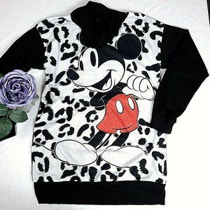 Disney Mickey Mouse Women's Black Top Sweater